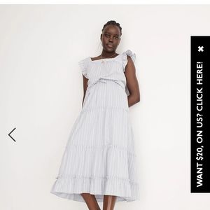 Madewell matching set- top and skirt